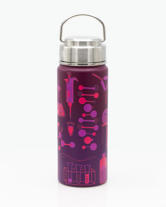 18 oz purple medicine bottle