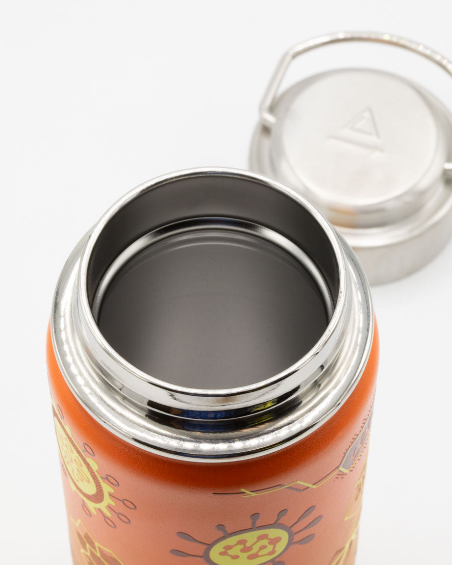 18 oz bacterial printed steel bottle